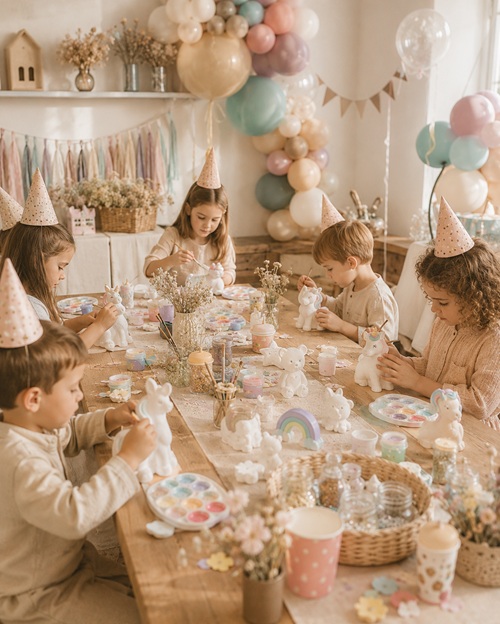 Kindergeburtstag zuhause Die ultimative Kreativstation